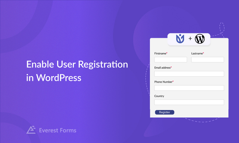 Enable User Registration in WordPress